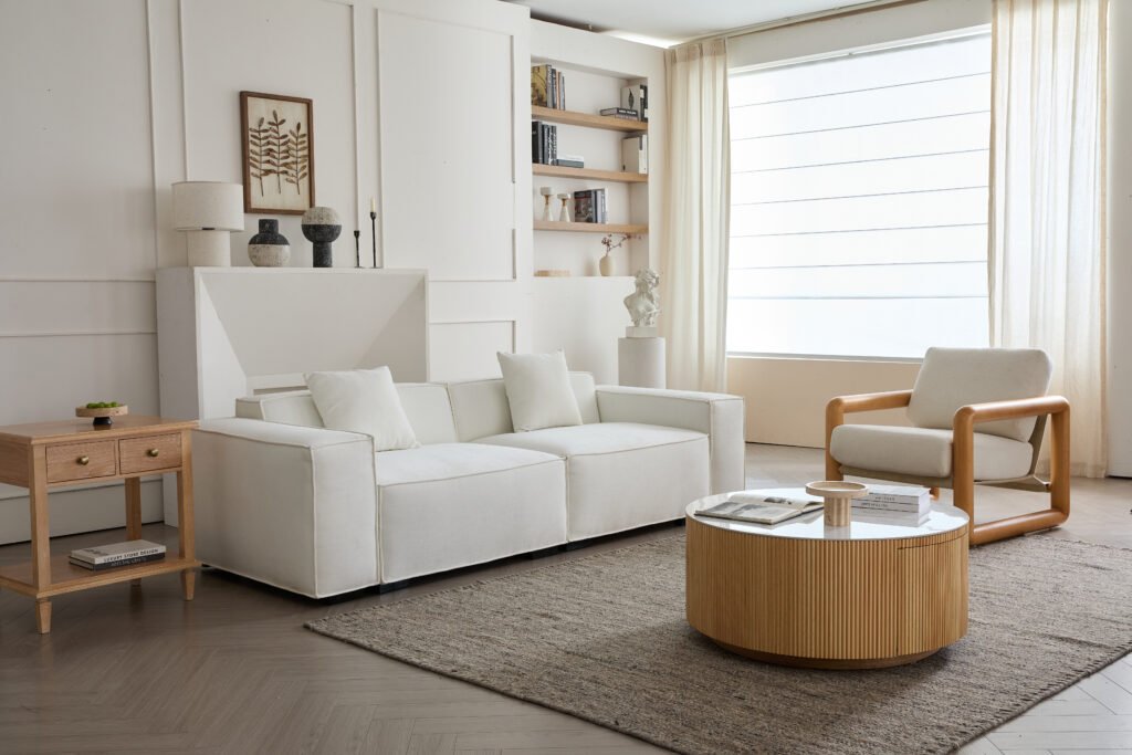 Sherpa Sofa Loveseat