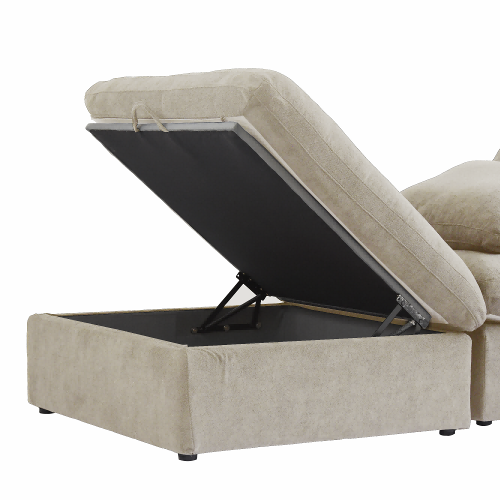 The Ashton 120'w/ottoman