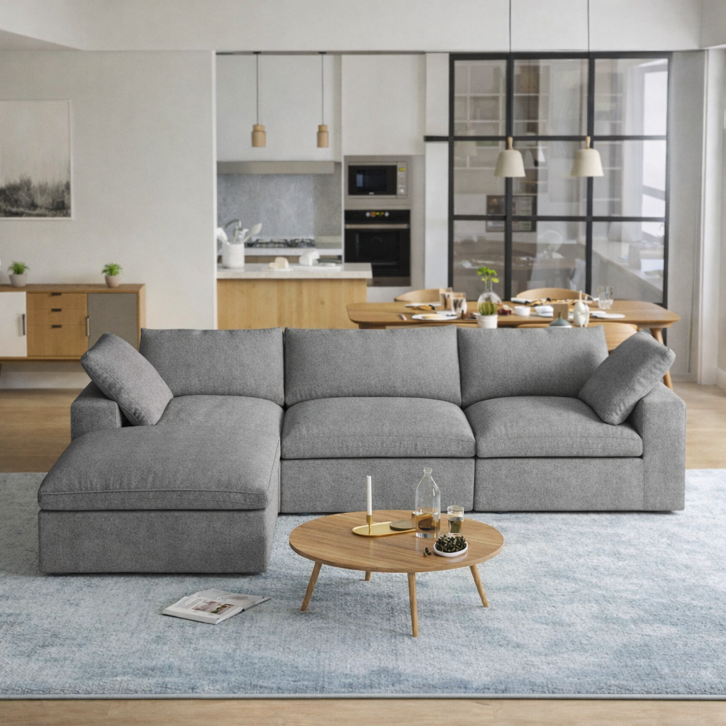 The Ashton 120'w/ottoman