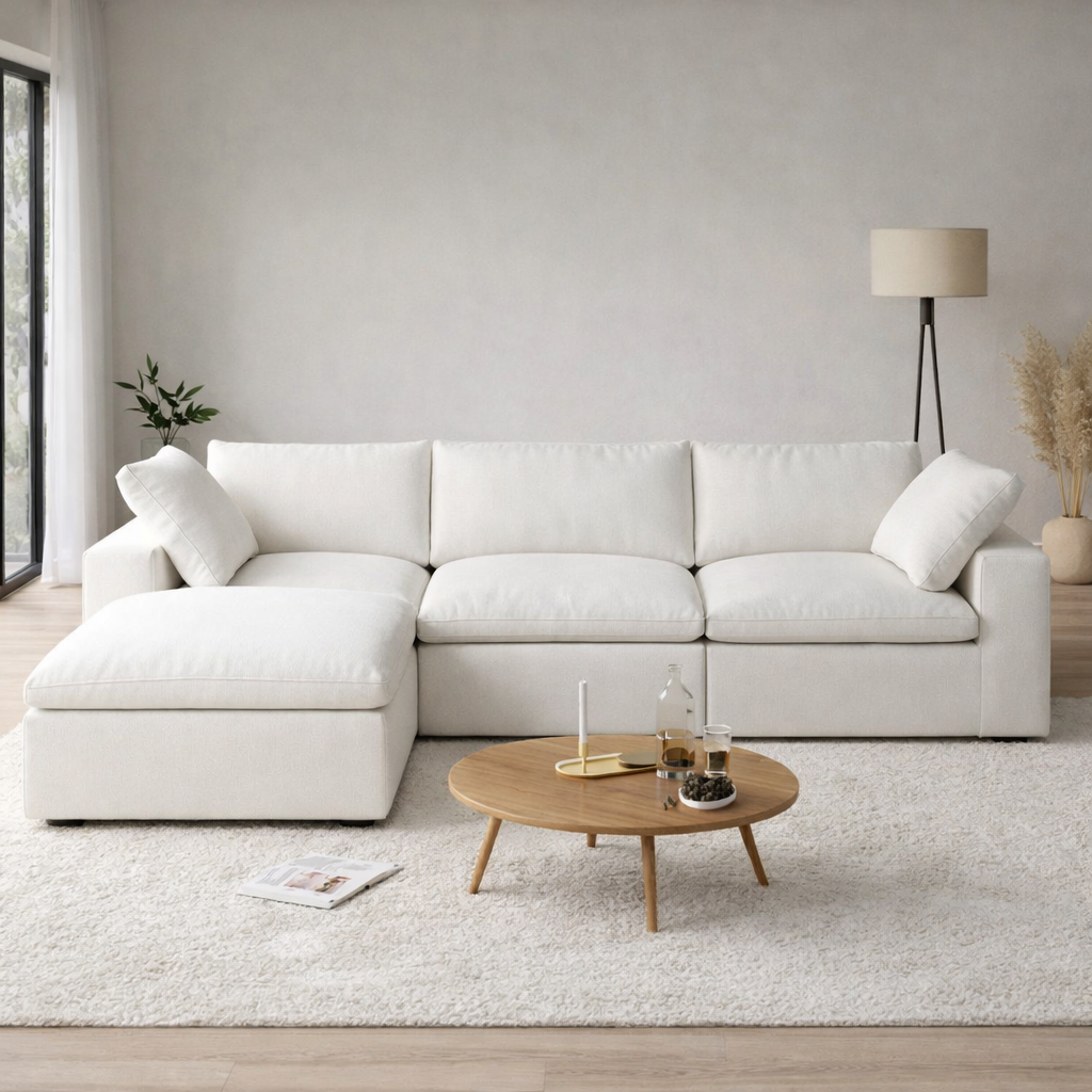 The Ashton 120'w/ottoman