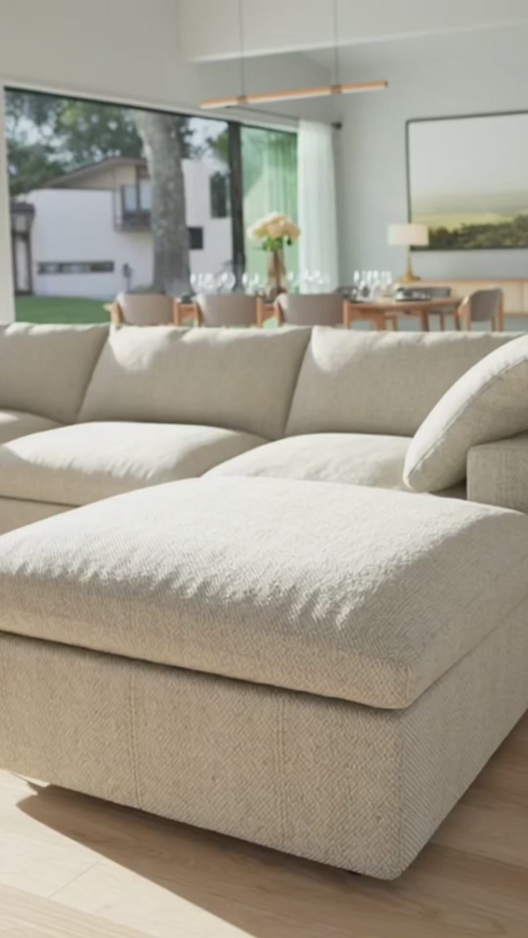 The Ashton 120'w/ottoman